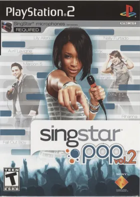 SingStar Pop Vol. 2 box cover front